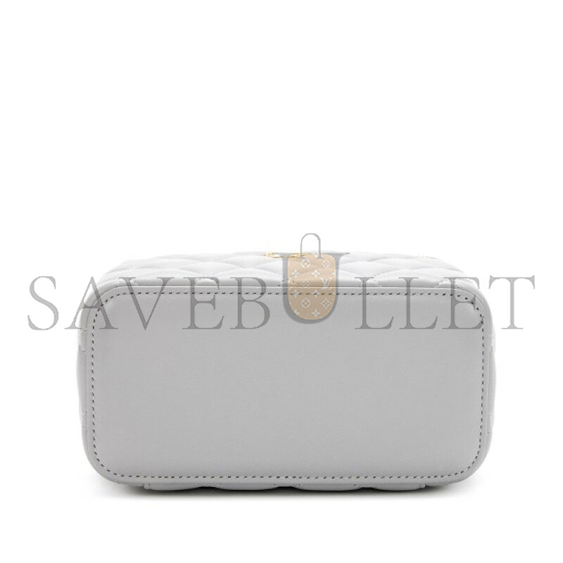 CHANEL PEARL CRUSH VANITY WITH CHAIN QUILTED LAMBSKIN AP2303 (17*9.8*8cm)